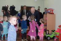 Воспитанники Каменского детсада приветствуют В.П. Шанцева
