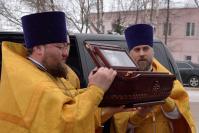 Арзамас встретил ковчег с частицей мощей святого Феодора Ушакова