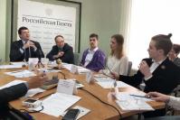 Глеб Никитин на встрече с нижегородскими школьниками - участниками смен в образовательном центре «Сириус» в Сочи.