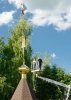 На колокольню Покровского храма установили купол